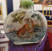 Hand-Painted Perfume Bottle 